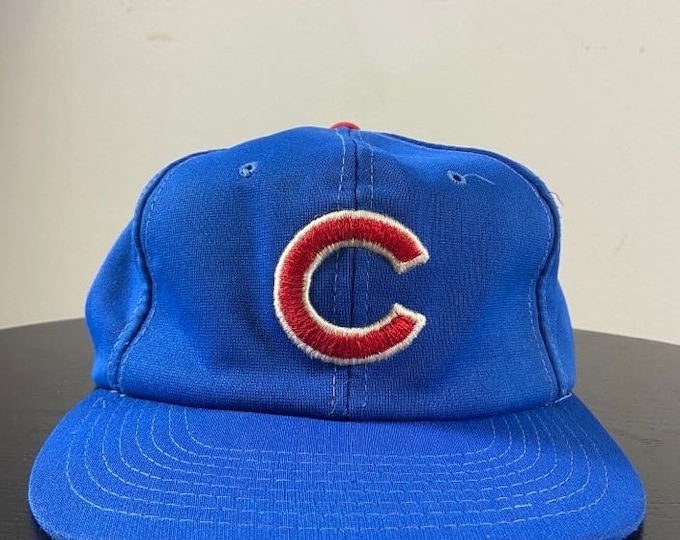 Vintage Chicago Cubs Snapback Hat Yr Headwear OSFA Wrigley Field National League MLB Baseball Illinois 1990s 90s