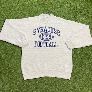 Vintage Syracuse University Crewneck Sweatshirt Made USA Size Large L New York Orangemen NCAA College Football Ny 1990s 90s Pull Over