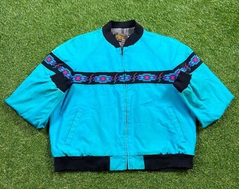 turquoise western jacket