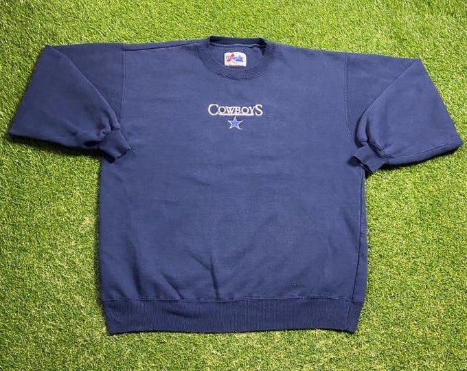 Vintage Dallas Cowboys Crewneck Sweatshirt Size XXL 2XL Texas Warm NFL Football Classic 1990s 90s Pull Over Oversized