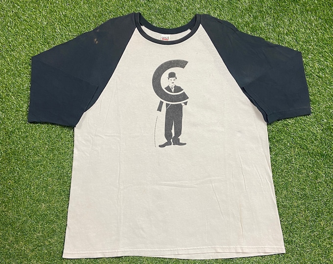 Vintage Charlie Chaplin T Shirt Tee Anvil Size Xtra Large XL The Musical Actor Comic Filmmaker Composer Silent Film Icon Classic Rare
