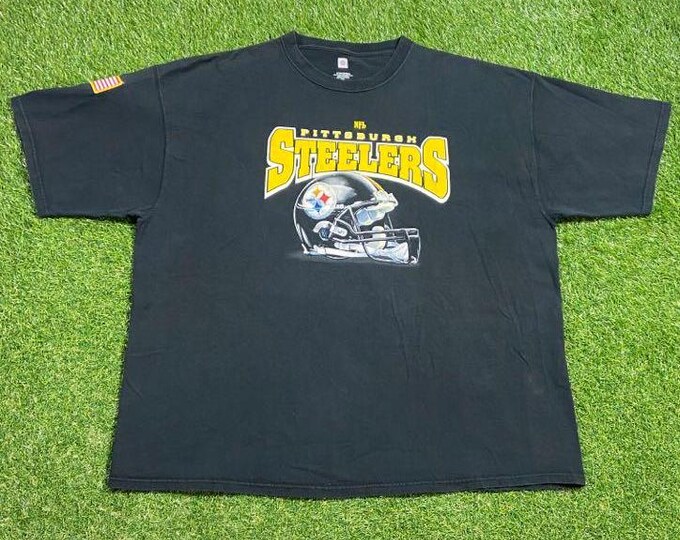 Vintage Pittsburgh Steelers T Shirt Tee Size 3X NFL Football Pennsylvania Steel Curtains Classic 1990s 90s