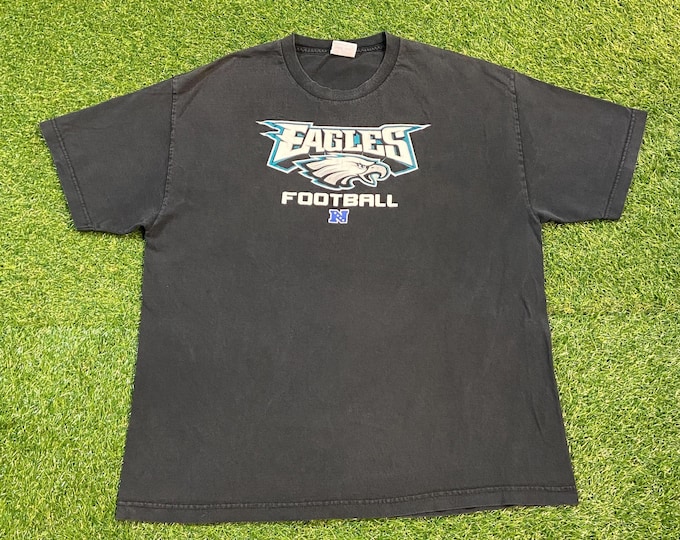 Vintage Philadelphia Eagles T Shirt Tee Size Large L NFL Football McNabb 00s