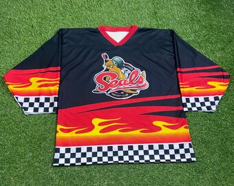 Vintage Orlando Seals Hockey Club Jersey Size 3X Solar Bears NHL Hockey Florida Classic 1990s 90s Rare