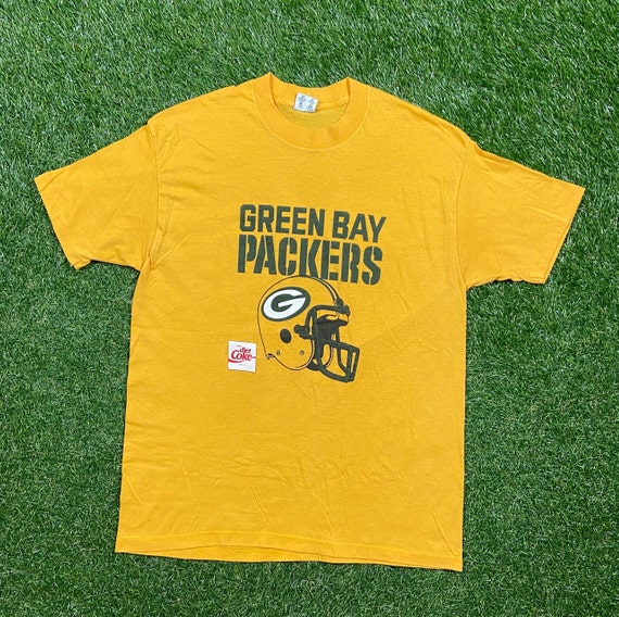 Green Bay Packers ヴィンテージTシャツ　Made in USA Vintage Green Bay Packers T Shirt Tee Touch of Gold Made USA