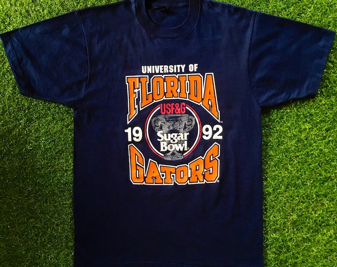 Vintage Florida Gators Jersey T-Shirt Crazy 1990s Graphic Tee Screen Stars  Made USA Size Large UF University of Florida 90s Deadstock New