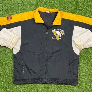 Vintage Pittsburgh Penguins Windbreaker Light Jacket Apex One Size Xtra Large XL NHL Hockey Sidney Crosby Pennsylvania