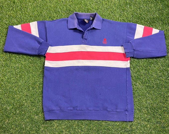 Vintage Olympic USA Sweatshirt Size Medium M Torch World Olympic Games Dream Team 1990s 90s Pull Over Oversized