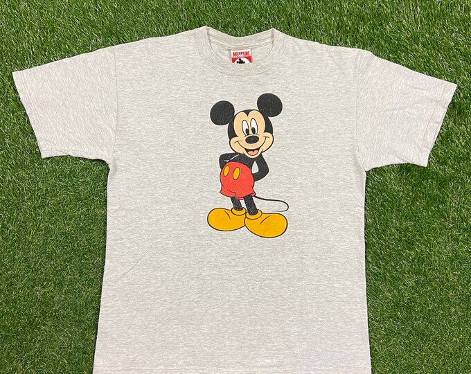 Vintage Mickey Mouse T Shirt Tee Mickey Inc Size Large L Walt Disney World Magic Kingdom WDW 1990s 90s