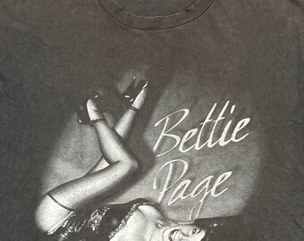 90's USA製 Bettie Page Pin-Up Tee / XL 90's USA製 Bettie Page Pin-Up Tee / XL