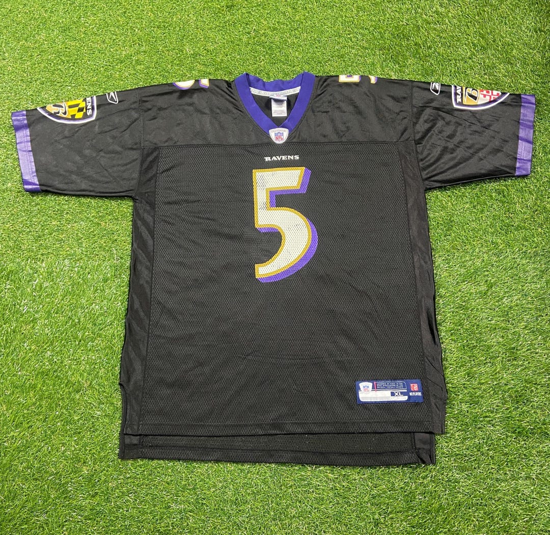 Vintage Baltimore Ravens Joe Flacco #5 Jersey Reebok Size Xtra