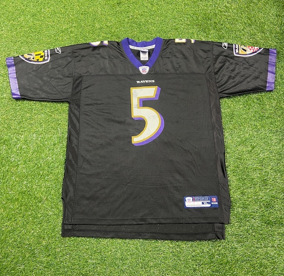 Vintage Baltimore Ravens Joe Flacco #5 Jersey Reebok Size Xtra