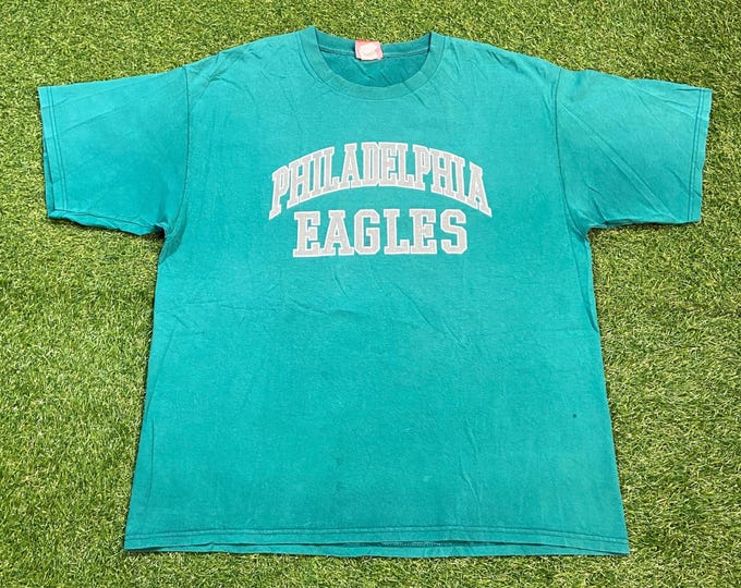 Vintage Philadelphia Eagles T Shirt Tee Size Xtra Large XL NFL Football McNabb 1990s 90s
