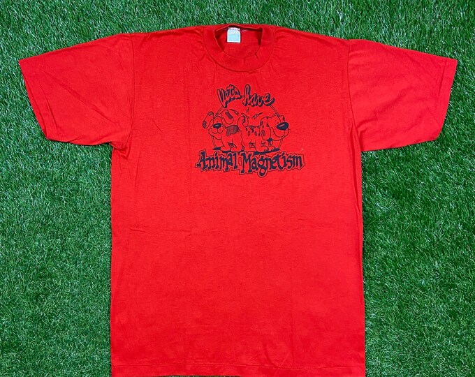 Vintage Vets Have Animal Magnetism T Shirt Tee Sportswear ll Made USA Size Xtra Large XL Puppy Dog Veterinarian The Vet 1980s 80s