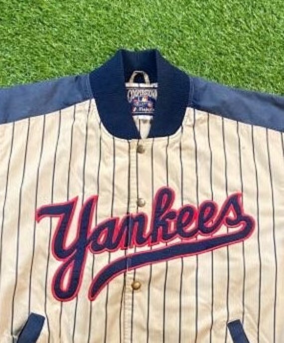 Vintage New York Yankees Bomber Jacket Size Large L S… Gem