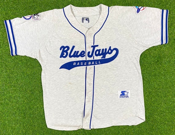 Vintage Toronto Blue Jays Jersey Starter Size Large MLB 