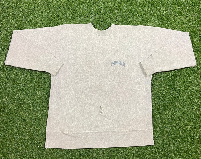 Vintage Penn State University Crewneck Sweatshirt Made USA Size XXL 2XL Nittany Lions NCAA College Football Pennsylvania Pull Over 1990s 90s