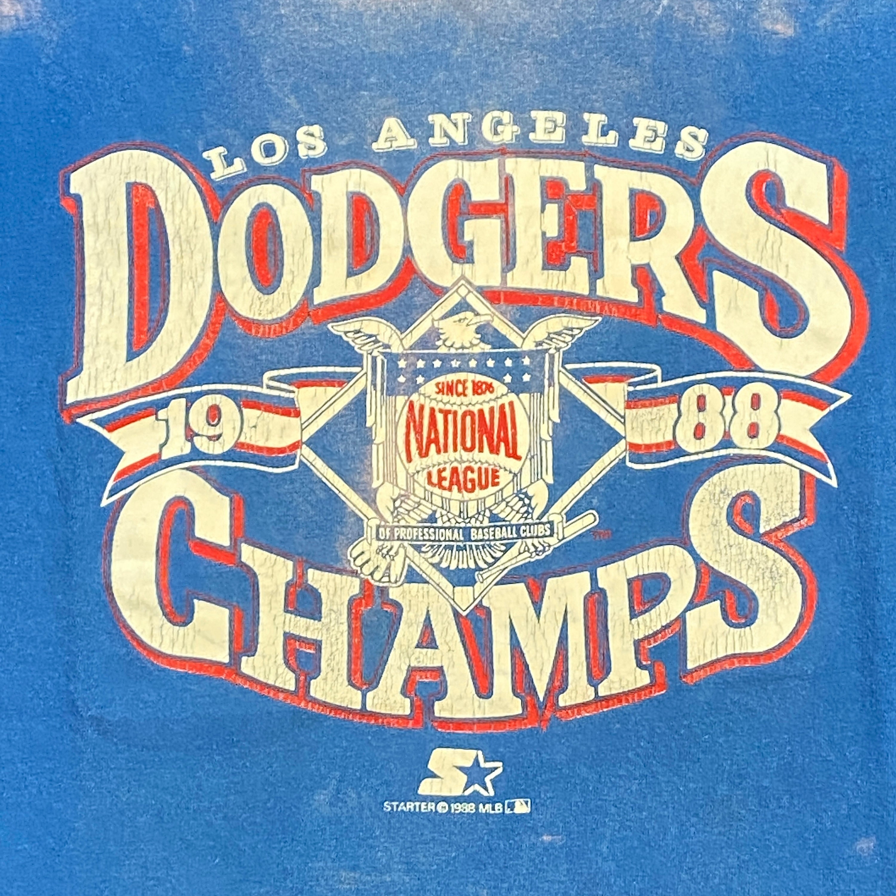 1988 Los Angeles Dodgers World Series Champions Caricature Shirt