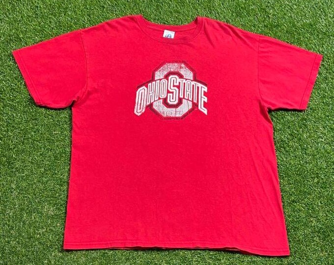 Vintage Ohio State University T Shirt Tee Size Xtra Large XL Buckeyes Cleveland OSU NCAA College Football 1990s 90s