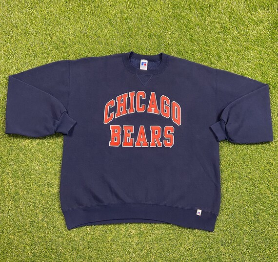 Vintage Chicago Bears Crewneck Sweatshirt Russell Athletic Made USA Size XXL 2XL NFL Football Illinois Pull Over Oversized Etsy UK