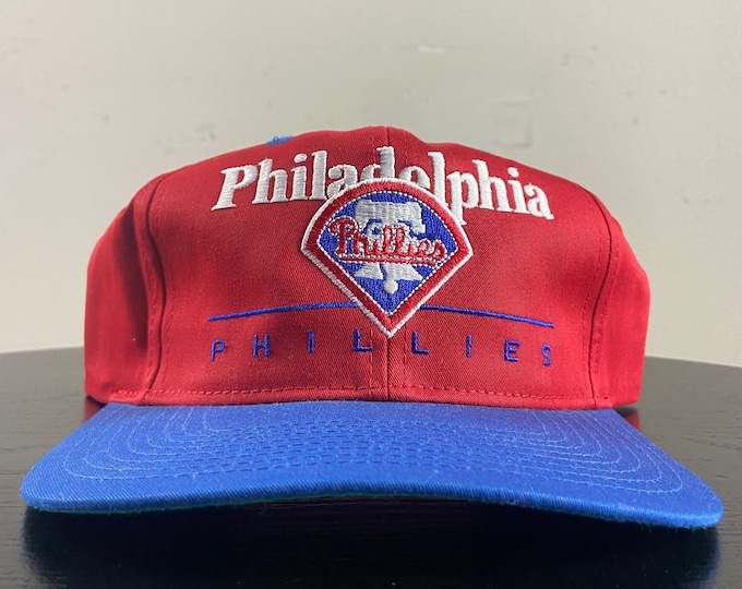 Vintage Philadelphia Phillies Snapback Hat Twins Enterprise OSFA MLB Baseball National League Philly Pennsylvania Classic 1990s 90s