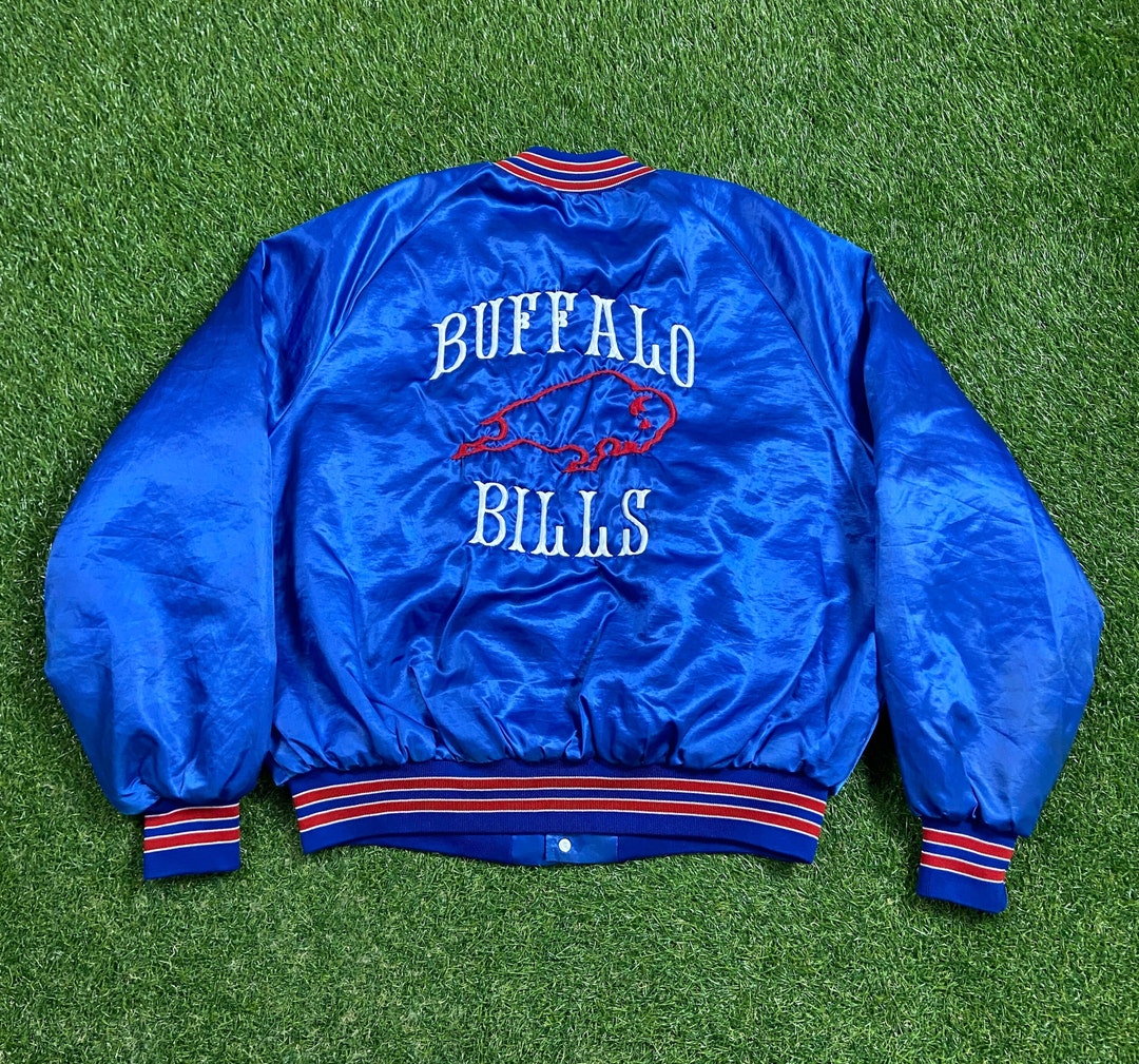 Vintage Buffalo Bills Letterman Satin Bomber Jacket King Louie - Etsy UK