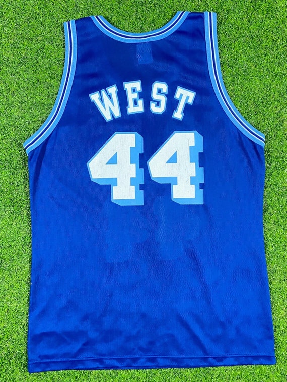 Vintage Los Angeles Lakers Jerry West 44 Basketball Jersey 