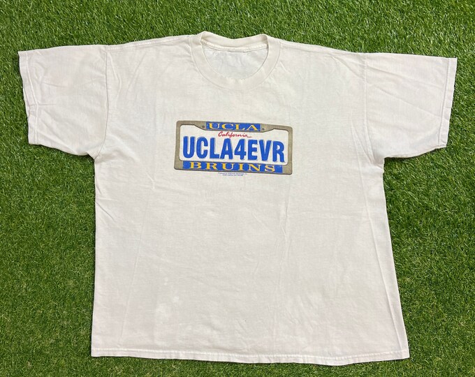 Vintage UCLA Bruins T Shirt Tee Size Xtra Large XL University California Los Angeles Pasadena NCAA College Basketball 1990s 90s
