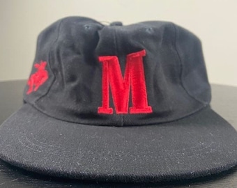 Vintage Marlboro Riemen Hut OSFA Raucher Zigaretten Classic Rare Cap 1990er 90er Jahre Brand NEW Cowboy