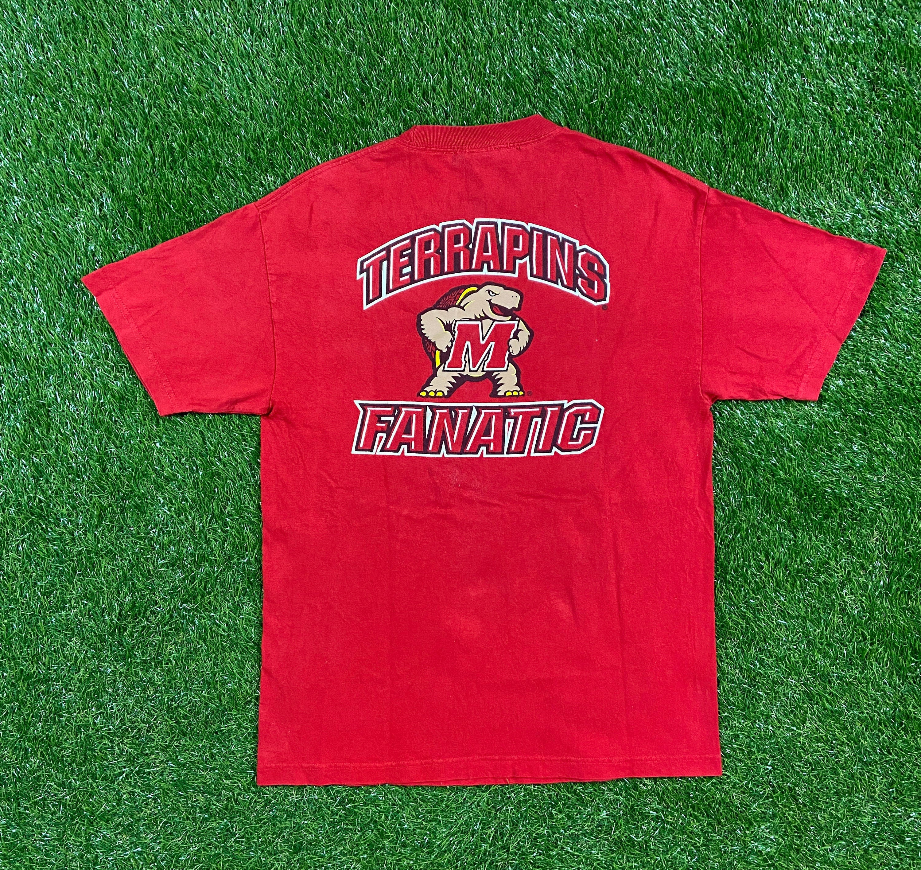 VINTAGE NCAA MARYLAND TERRRAPINS BASKETBALL 1990S TEE SHIRT SIZE