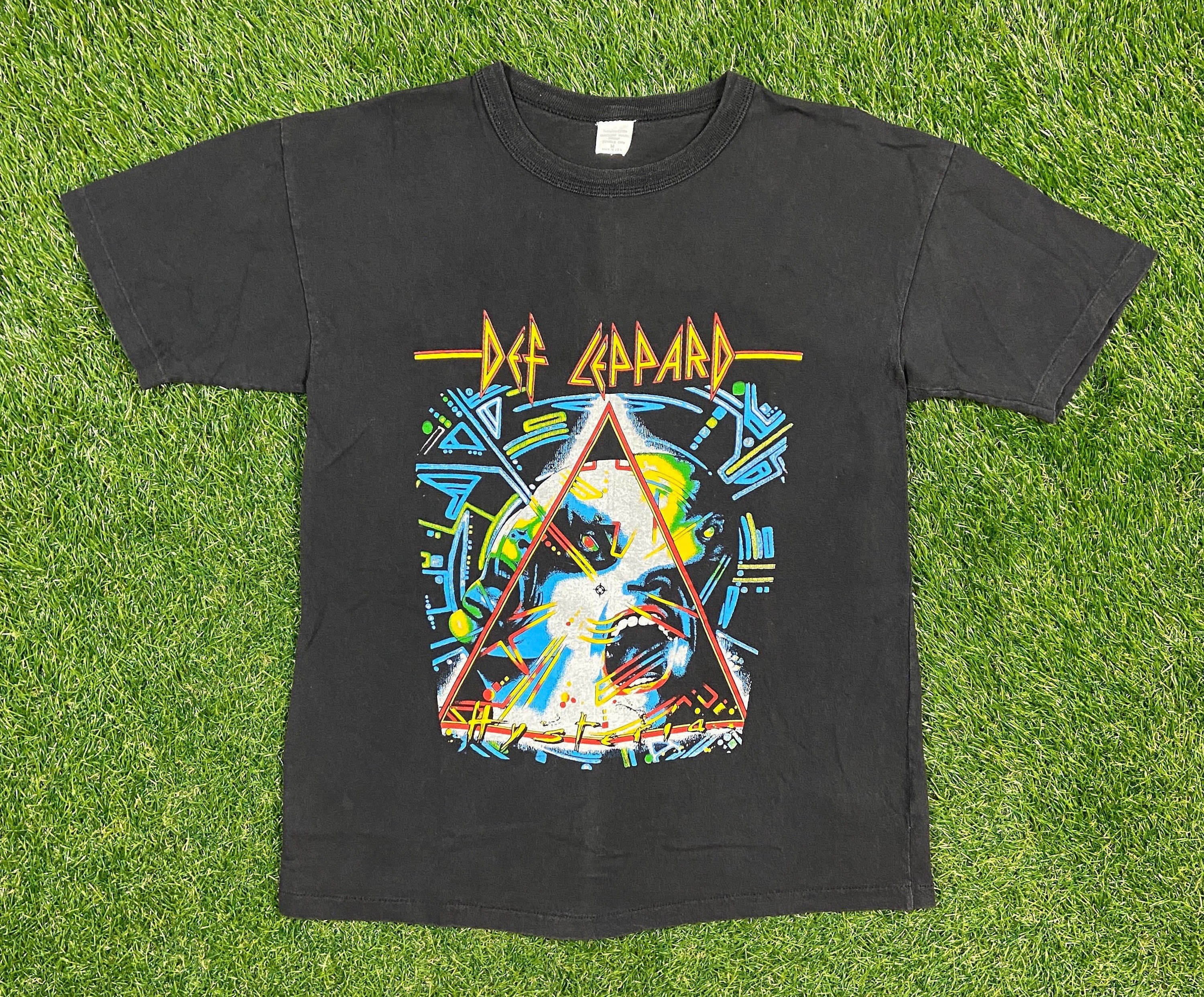 Vintage Def Leppard Hysteria T Shirt Rock Band Tee Made USA - Etsy