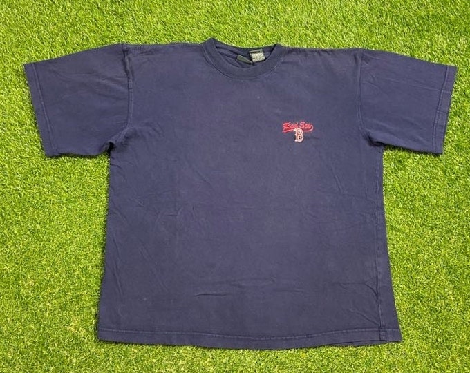 Vintage Boston Red Sox T Shirt Tee Size Large L New England MLB Baseball American League Fenway Park Stadium 1990s 90s