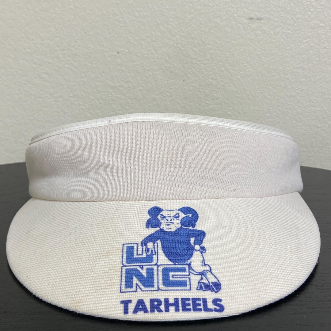 Vintage UNC University of North Carolina Visor Hat OSFA Tar Heels