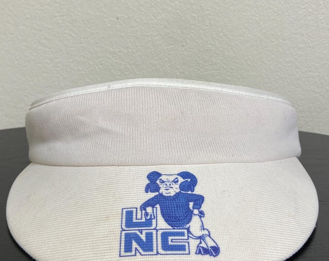 Vintage UNC University of North Carolina Visor Hat OSFA Tar Heels Chapel Hill NCAA College Basketball Air Jordan 23 1990s 90s