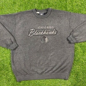Sweat Vintage Lee Sport – Chicago Blackhawks – Rouge – Taille M – Occasion
