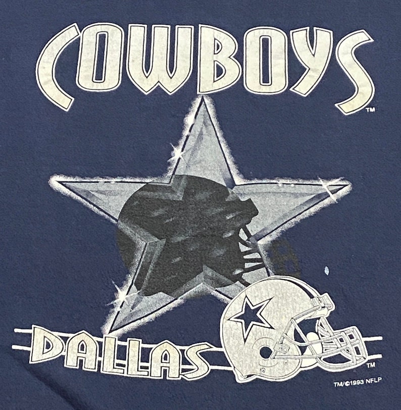 Vintage Dallas Cowboys Crewneck Sweatshirt Logo 7 Made USA Size Xtra
