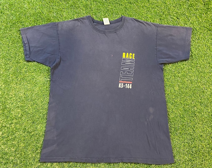 Vintage Gap T Shirt Tee Made USA Size Xtra Large XL The Gap American Worldwide Clothing Accessories Retail 1990s 90s Oversized