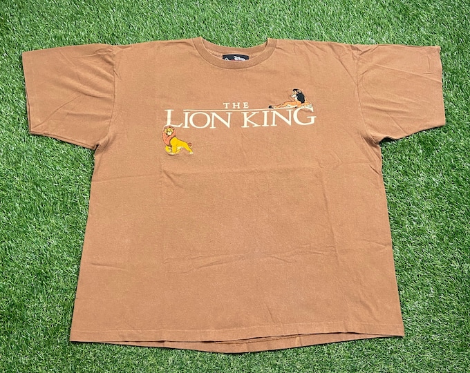 Vintage The Lion King T Shirt Tee Made USA Size Xtra Large XL Walt Disney World Mickey Mouse Magic Kingdom Hakuna Matata 1990s 90s