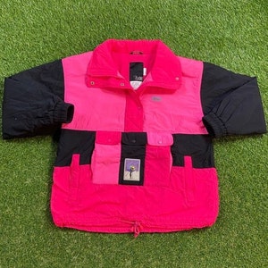 Vintage Graphic Windbreaker Zip Up Jacket Altitude Size Large L Multicolor Streetwear Sport Active Wear Ski Jacket Light Rain Coat 1990s