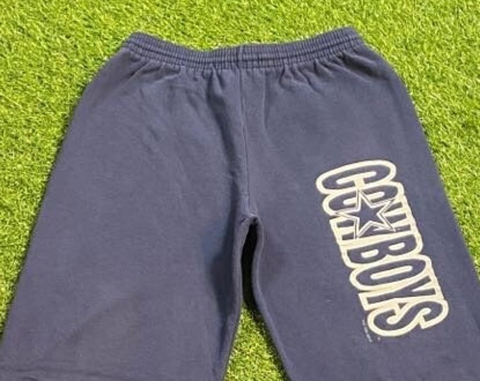 Vintage Dallas Cowboys Sweat Pants Made USA Size Large L Texas Warm NFL Football Classic 1990s 90s