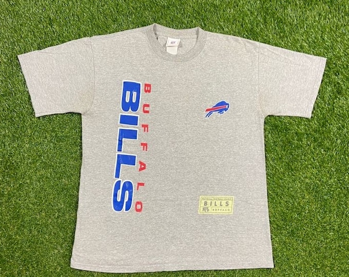 Vintage Buffalo Bills T Shirt Tee Size Large L NFL Football New York Ny 1990s 90s