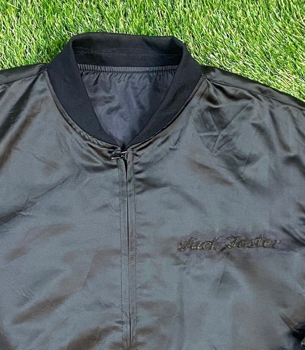 Vintage Jack Jostens Lettermen Bomber Satin Jacket Size Xtra Etsy