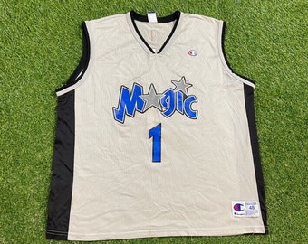 Vintage Tracy Mcgrady #1 Orlando Magic Jersey Champion Size 48 NBA