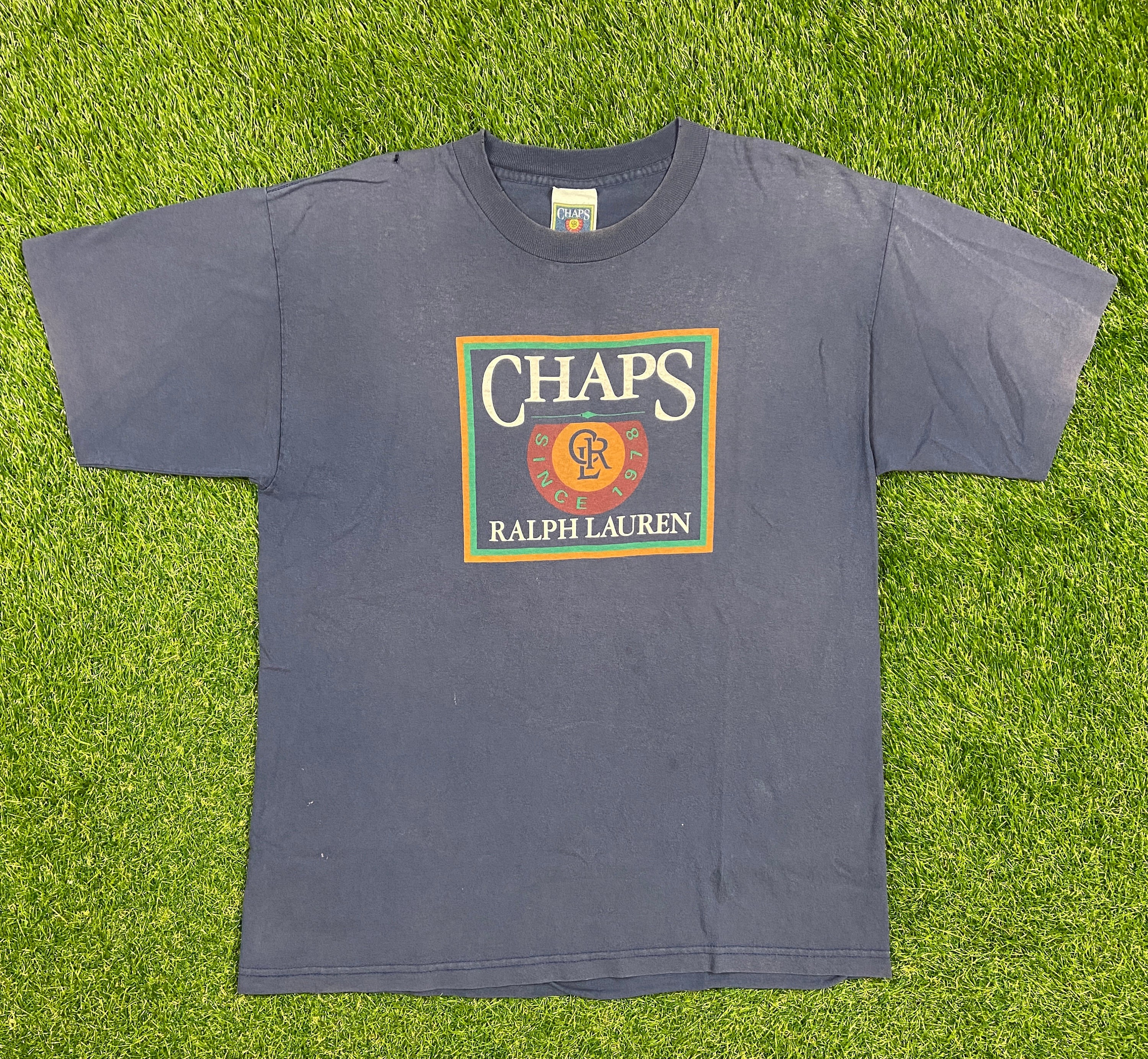 Vintage Ralph Lauren Chaps T Shirt Tee Made USA Size Large L - Etsy Ireland