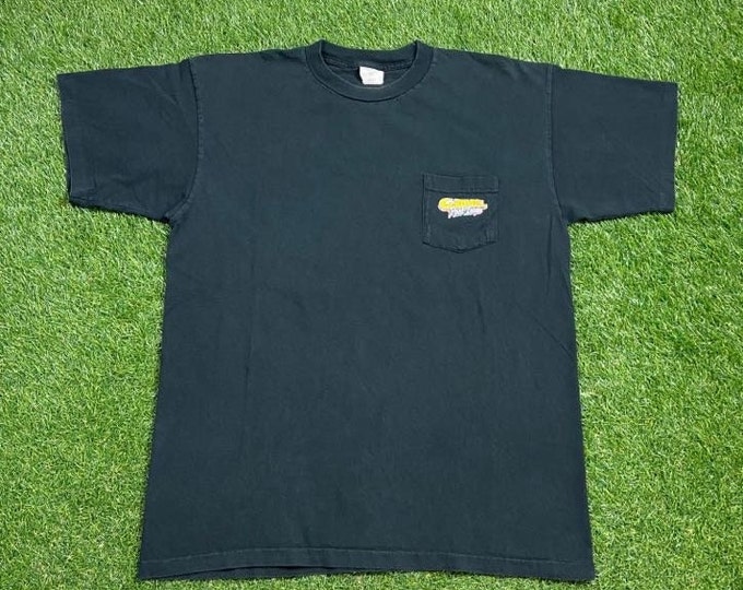 Vintage Camel T Shirt Tee Made USA Size Xtra Large XL Smoking Cigarettes Classic Cigars Pool League Side Pockets 1990s 90s