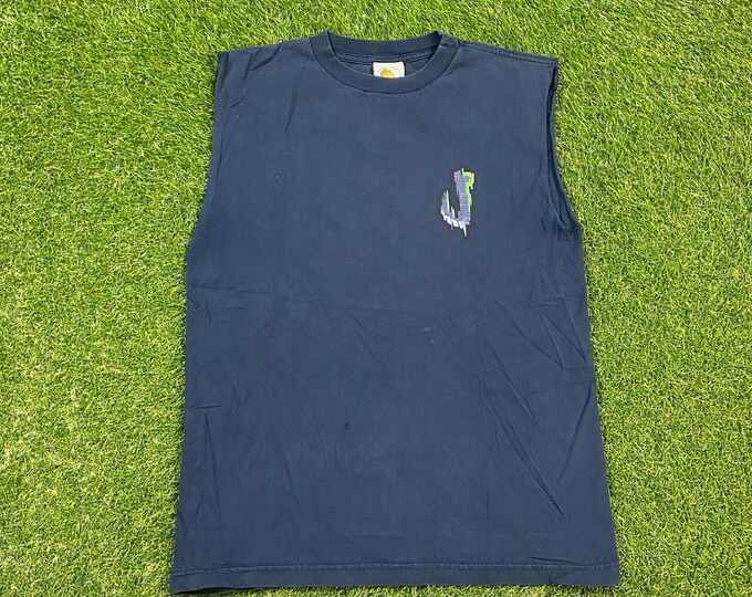 Vintage JNCO Jeans T Shirt Tee Made USA Size Xtra Large XL Judge None Choose On Registered Trademark Los Angeles California 1990s 90s