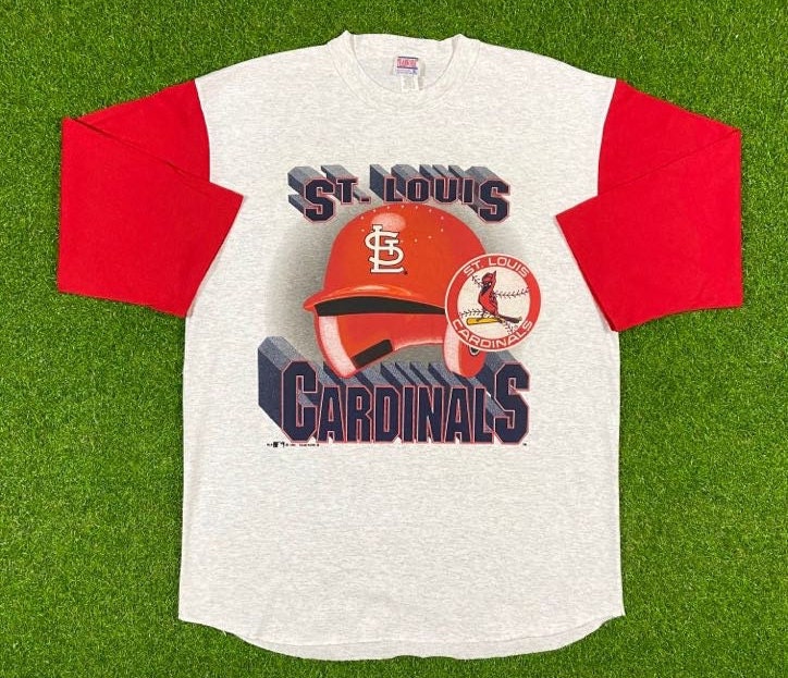St Louis Cardinals Neon Baseball Shirt - Vintagenclassic Tee