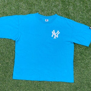 Vintage New York Yankees T Shirt Tee Starter Made USA Größe Xtra Large XL MLB Baseball Bronx Bombers Nyc Baby Blue Rare Judge