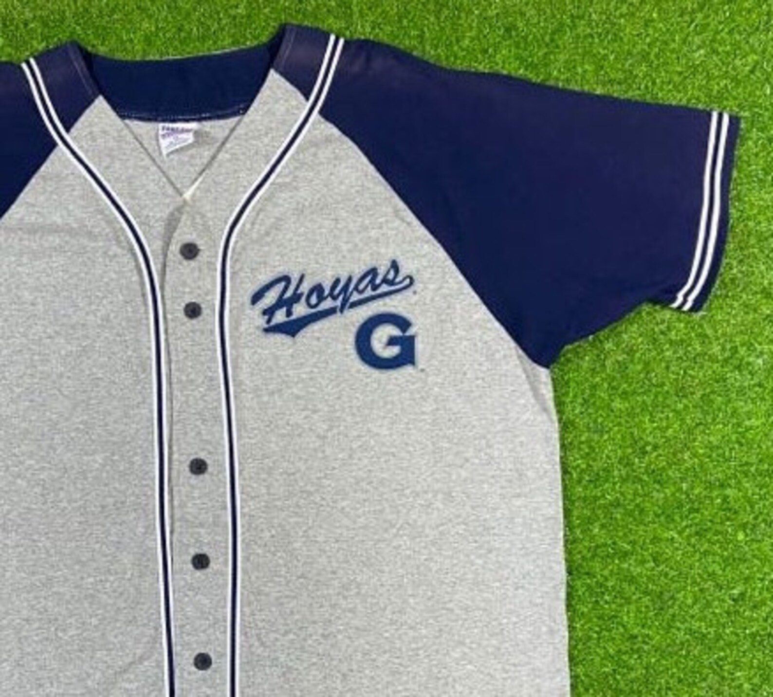 Vintage University Hoyas Baseball Jersey True Fan Etsy