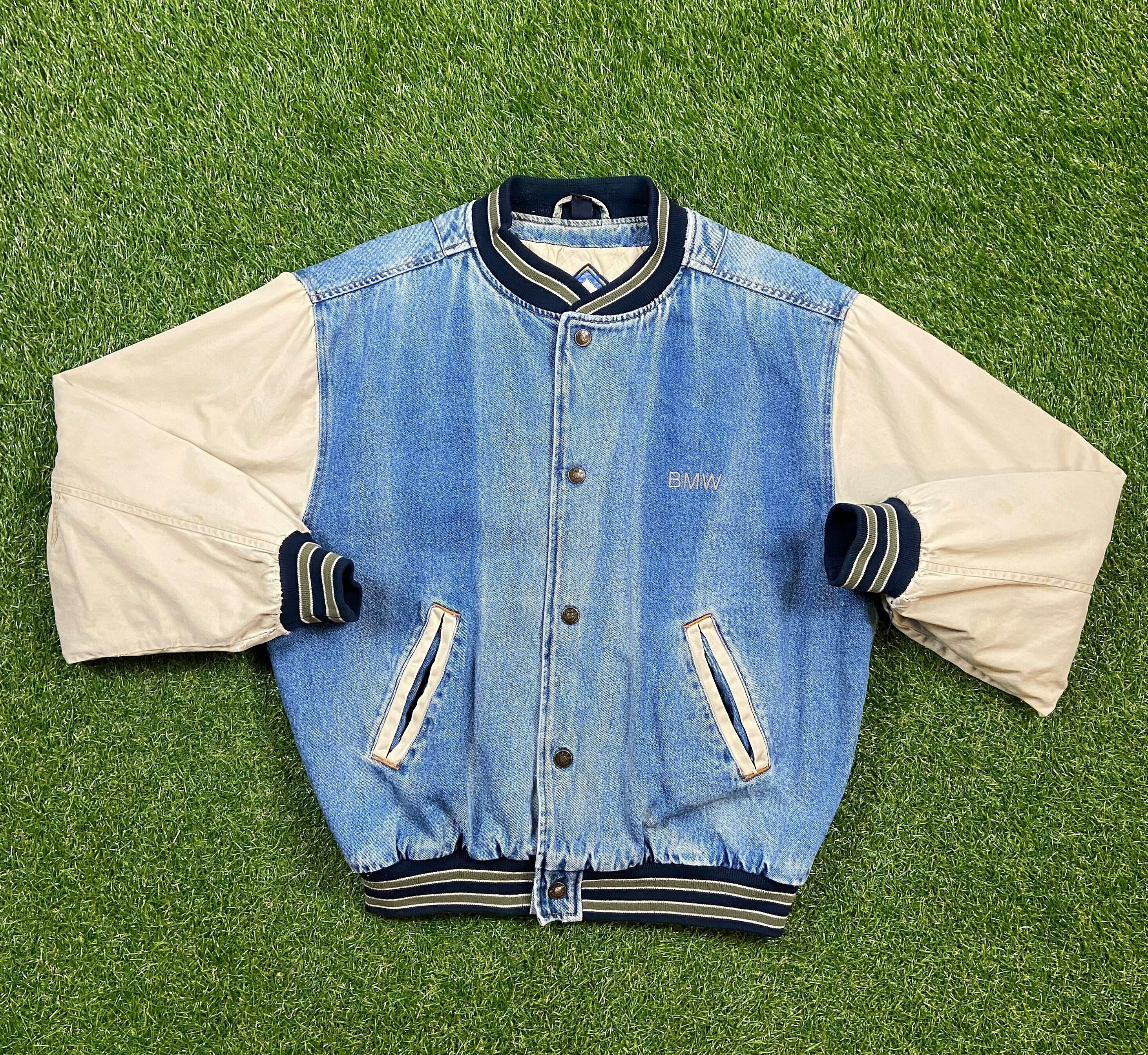 Vintage BMW Jean Jacket Gear for Sports 